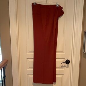 Leith Rust Red Boot Cut Pants